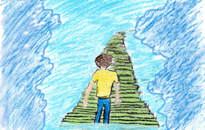 空の階段 - 月景舎 