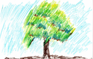 木のイラスト - 月景舎 