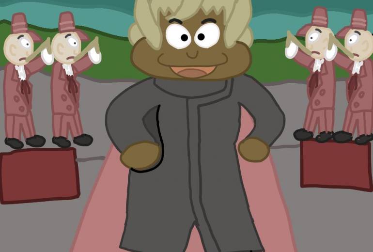 ゴルトア民族の国王のパレード