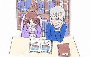 書斎で勉強 - 彩鈴 