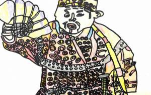 恵比寿舞の絵 - Kすけ 