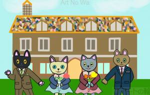 にゃんこスクールの1コマ - ちろ