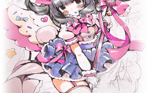 色紙　制作途中 - 安岡ひろ 