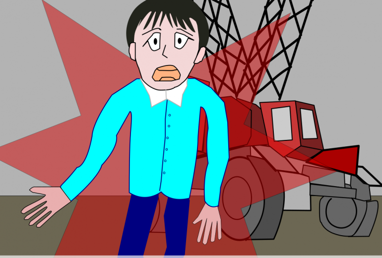 あっ！危ない！