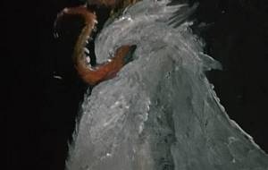 アクリル絵画魔神タコlady - 真鍋哲地 