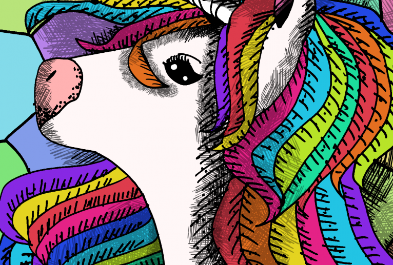 一角獣の眼差しは - ましゅまろまかろん 