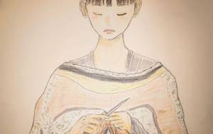 編み物をするひと - tkt0314 