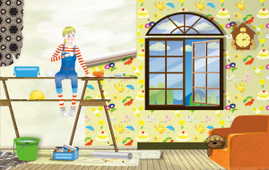 楽しい壁紙貼り換え - 【イベント】株式会社白水社 安全協力会　安全スローガンポスターデザイン 