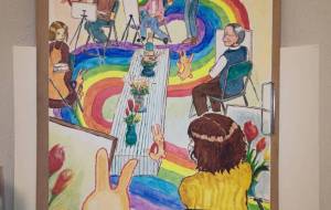 虹色の水彩画 - tkt0314 