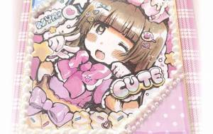 手描き色紙 - 安岡ひろ 