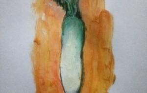 大根イラスト暖か料理の野菜（母さんの野菜思い出） - 真鍋哲地 