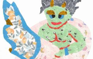 元気な風神 - もぐちゃん 