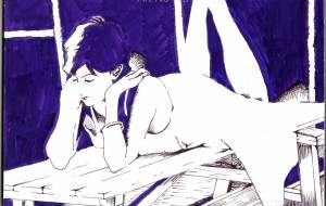 ベンチの女・紫 - 春木真弓 