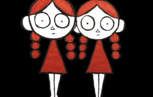 赤髪三つ編みの双子 - 黒越瑠香 