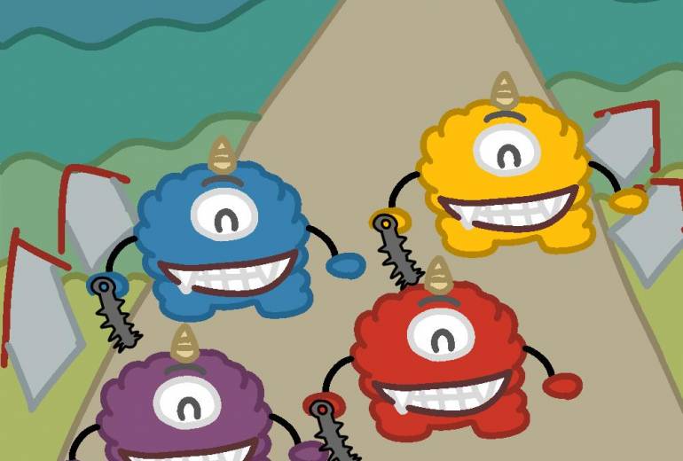 鬼のミニモンスター