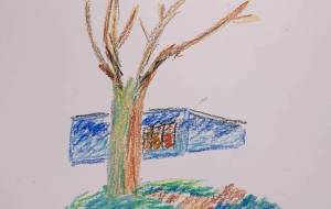 カフェと広場 - シロネコムサシ 