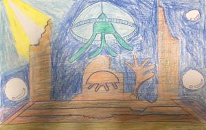 水中神殿とクラゲの繁栄 - 住田ヒロンパ 