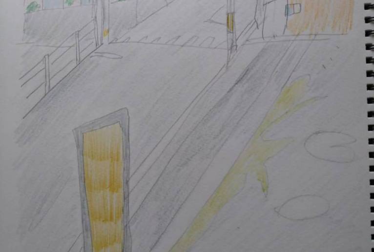 近所のバス停 - かず 