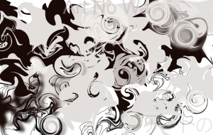 黒とグレーのぐるぐる - harune. 