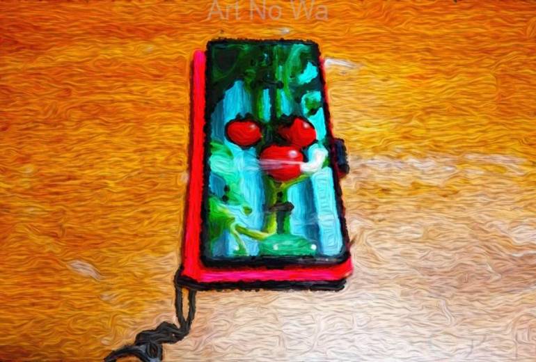 なんちゃって水彩油彩画 HYBRID OF THE ART