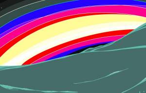 冬の山/朝焼け - 一ノ瀬ゆき 