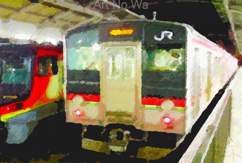 なんちゃって水彩色鉛筆画