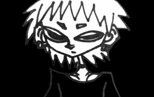 睨みつける少年 - 黒越瑠香