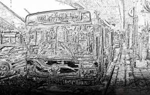 なんちゃってMETALLIC版画風_試作版 - 中河原昭仁 