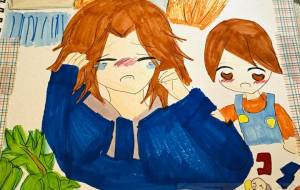 子供がいることがバレて大泣きする父 - 水樹 