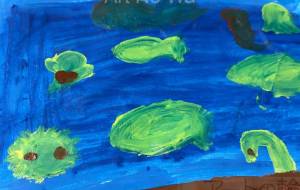 海面で暮らすサカナたち - 水樹 