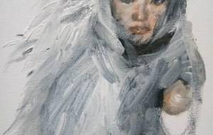 白猫愛モデル（障がい者女性） - 真鍋哲地 