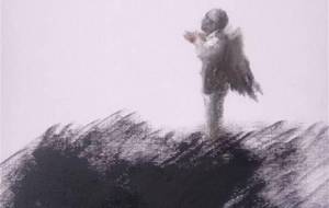 白夜、白血病の天使、お月さま僕に母さんの笑顔をください - 真鍋哲地 