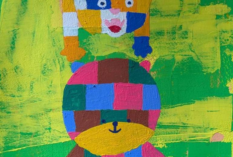 猫とくまちゃん