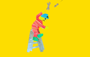 危ない!落下物注意! - 【イベント】株式会社白水社 安全協力会 安全スローガンポスターデザイン