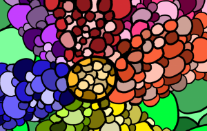 大きく集まる自然のエネルギーの花 - ましゅまろまかろん 