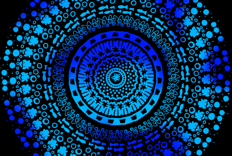 丸く広がる海の世界 - ましゅまろまかろん 