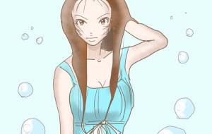 シャボン玉とドレスの女の子 - 金垣魯文 