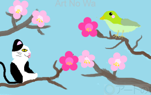 春とネコ - アレックス 