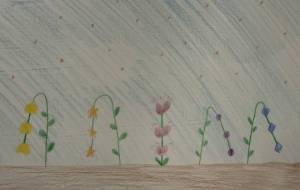 夜明けの花壇 - りんごーる 