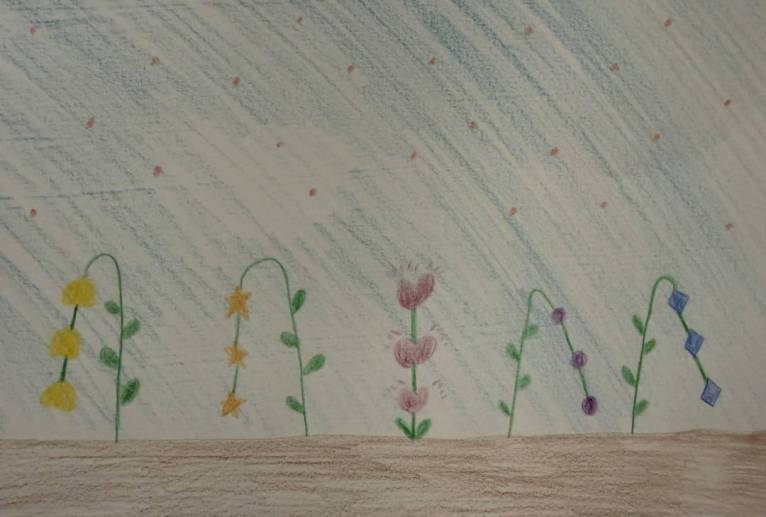 夜明けの花壇 - りんごーる 