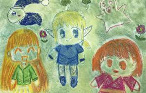 森の中の精霊たち - ナカリ 