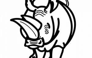 キタシロサイ - シマハイエナ 