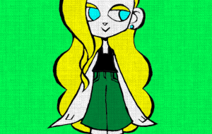 金髪ガール - 黒越瑠香 