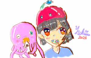 タコラと、りんごねちゃん - ユキ47アスタ