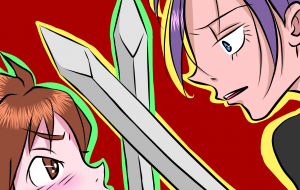 剣での対峙 - 西原永恵 