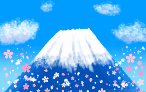 春の富士 - SAYAKA 