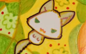 野山の狼鋭い眼 - ぺりどっとらいと 