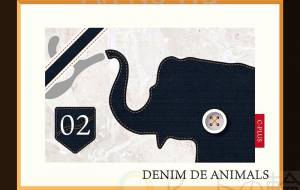 DENIM DE ANIMALS【ゾウ】 - ESTRELLA 