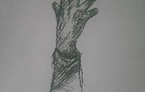 母さんの手（冬の日 冷たい炊事仕事あかぎれ、母さん本当にありがとう） - 真鍋哲地 