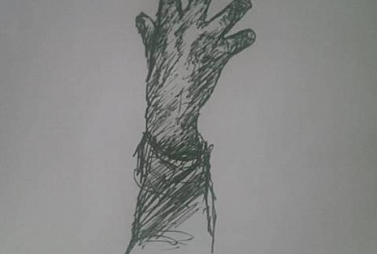 母さんの手（冬の日 冷たい炊事仕事あかぎれ、母さん本当にありがとう）